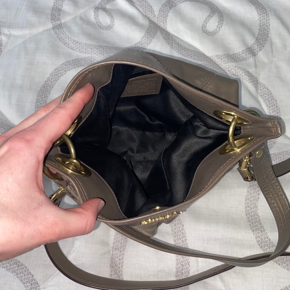 Beige Coach Satchel - Picture 7 of 8